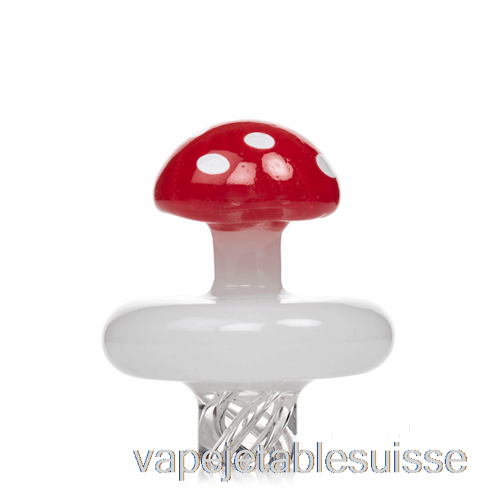 Vape Suisse Mj Arsenal Champignon Spinner Carb Cap Rouge Blanc